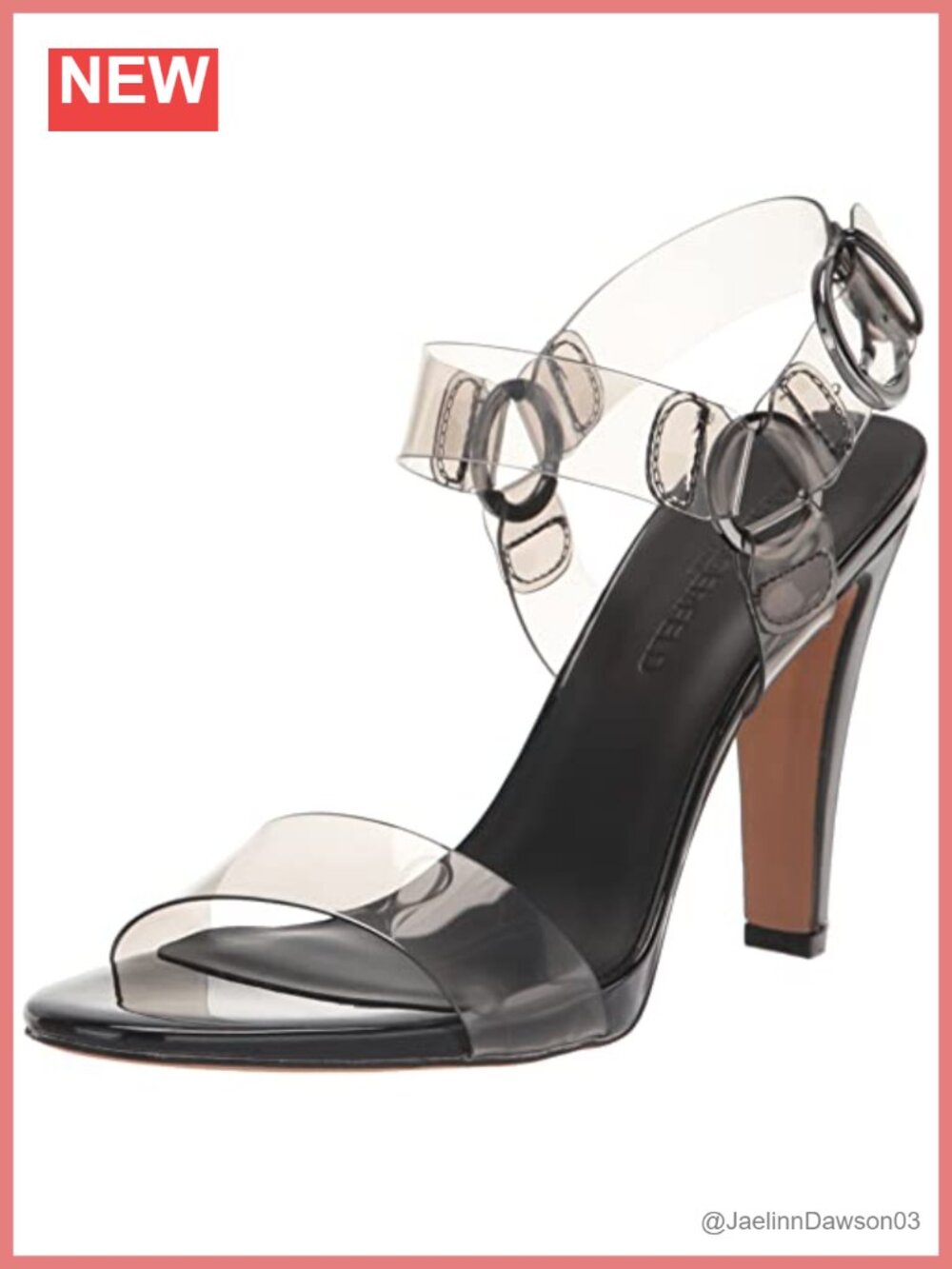 Dressy Heeled Sandals Stiletto Heel Ankle Strap Leather Women's Shoes